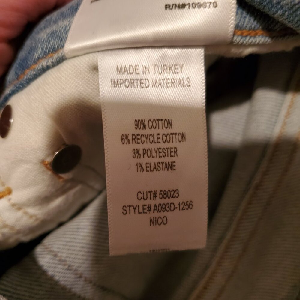 Agolde Nico High Rise Slim Jeans Embark Wash - Picture 6 of 6